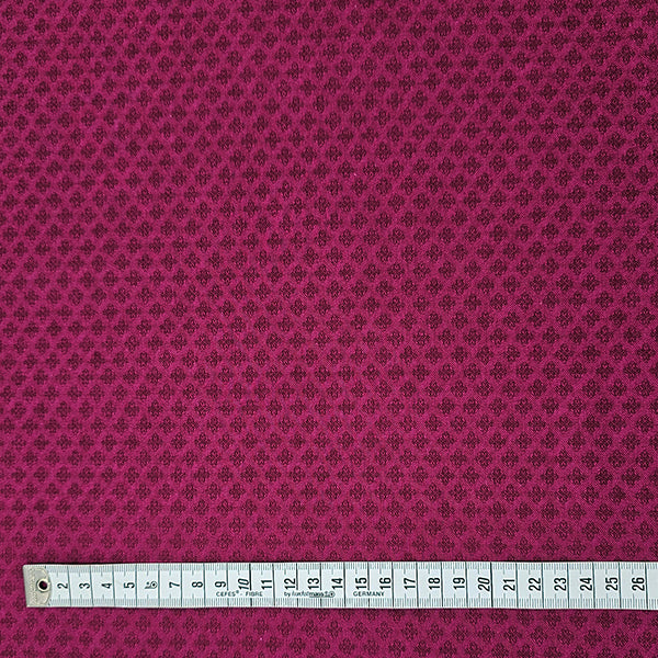 Jacquard feines Muster magenta