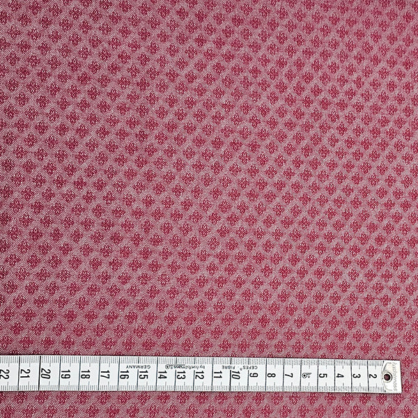 Jacquard feines Muster rot