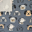 Jersey Hunde stahlblau