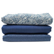 Trachten Stoffpaket in blau mit Ornament Schürze