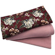 Sweat Stoffpaket Blumen und uni mit Bündchen