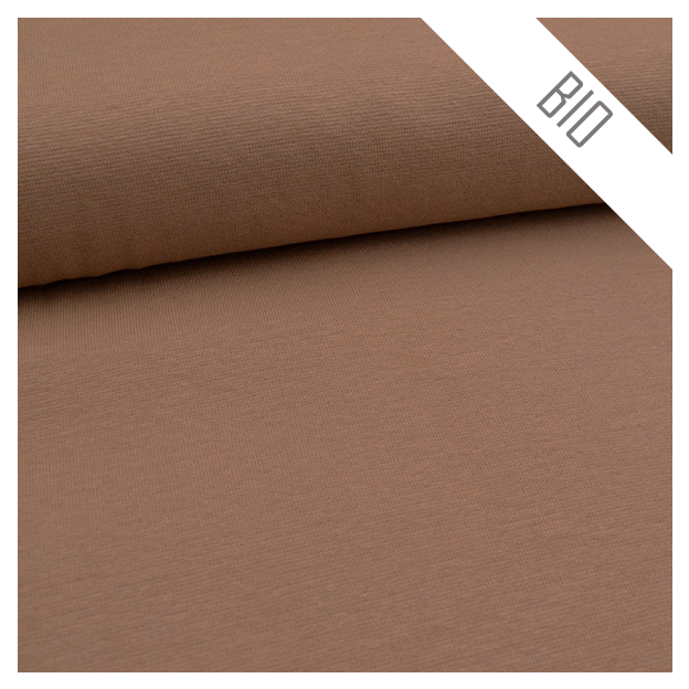 Stoffpaket Sweat Bären und uni Bio mit Bündchen Bio