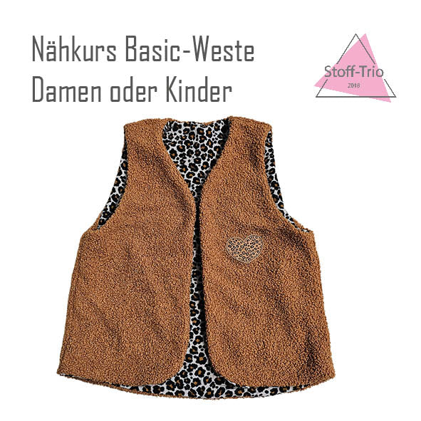Nähkurs Basic-Weste Damen oder Kinder | 16. April in Munderfing