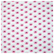 Stoffbox Jersey  Blumenmuster und Waffeljersey mit Bündchen fuchsia