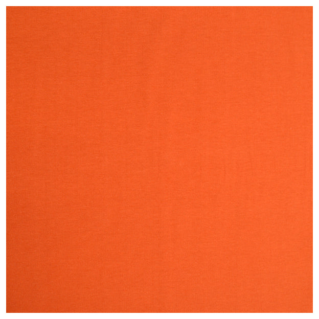 Jersey Stoffpaket Orange Bio und uni mit Bündchen