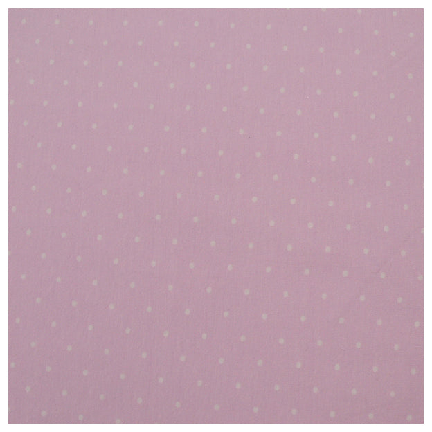 Jersey Stoffpaket Herzen UV und  Punkte mauve mit Bündchen