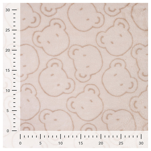 Fleece Bären beige