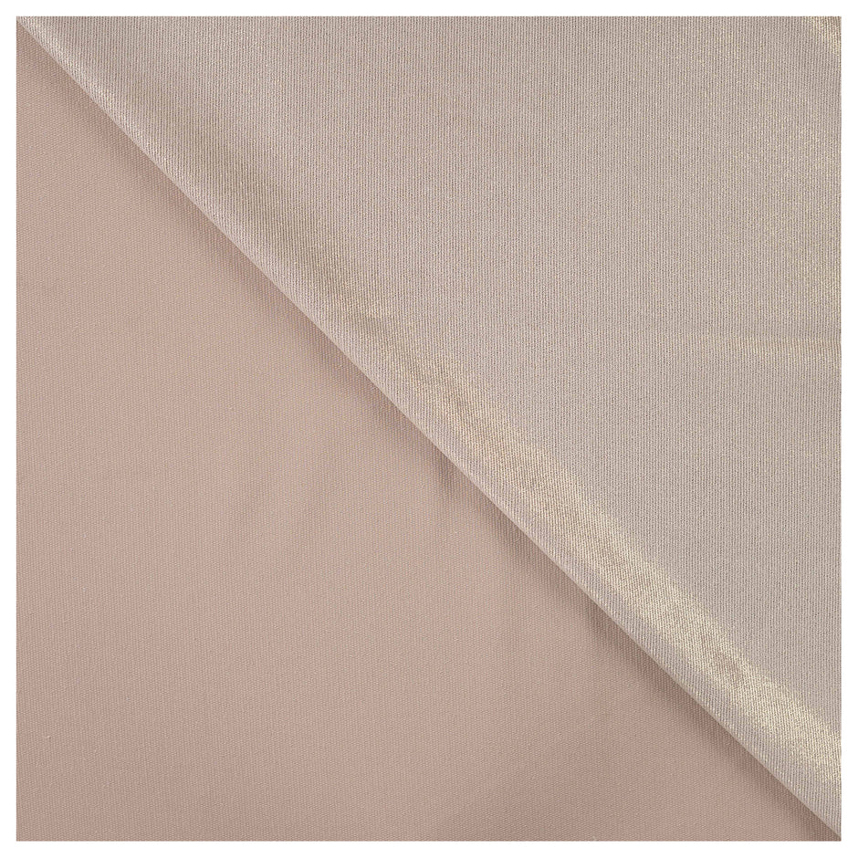 Cordstoff sand mit Gold