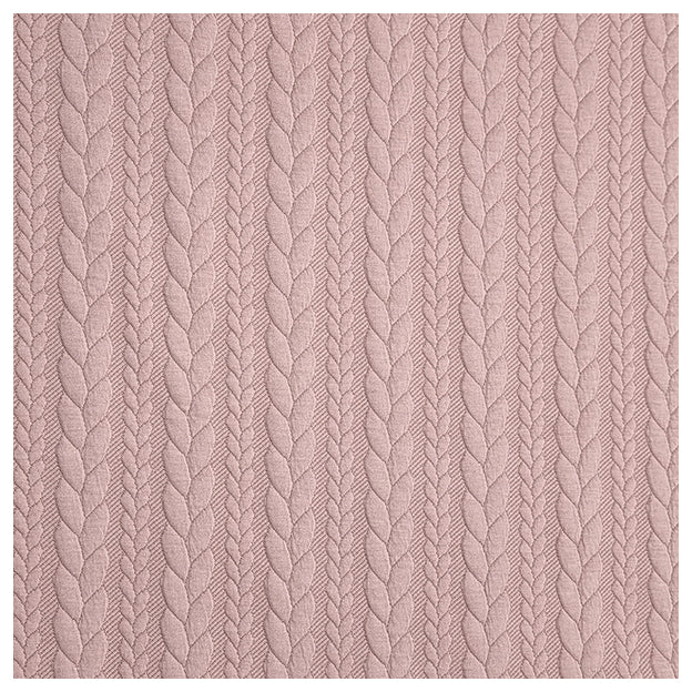 Zopf Jacquard/ Jersey rosa