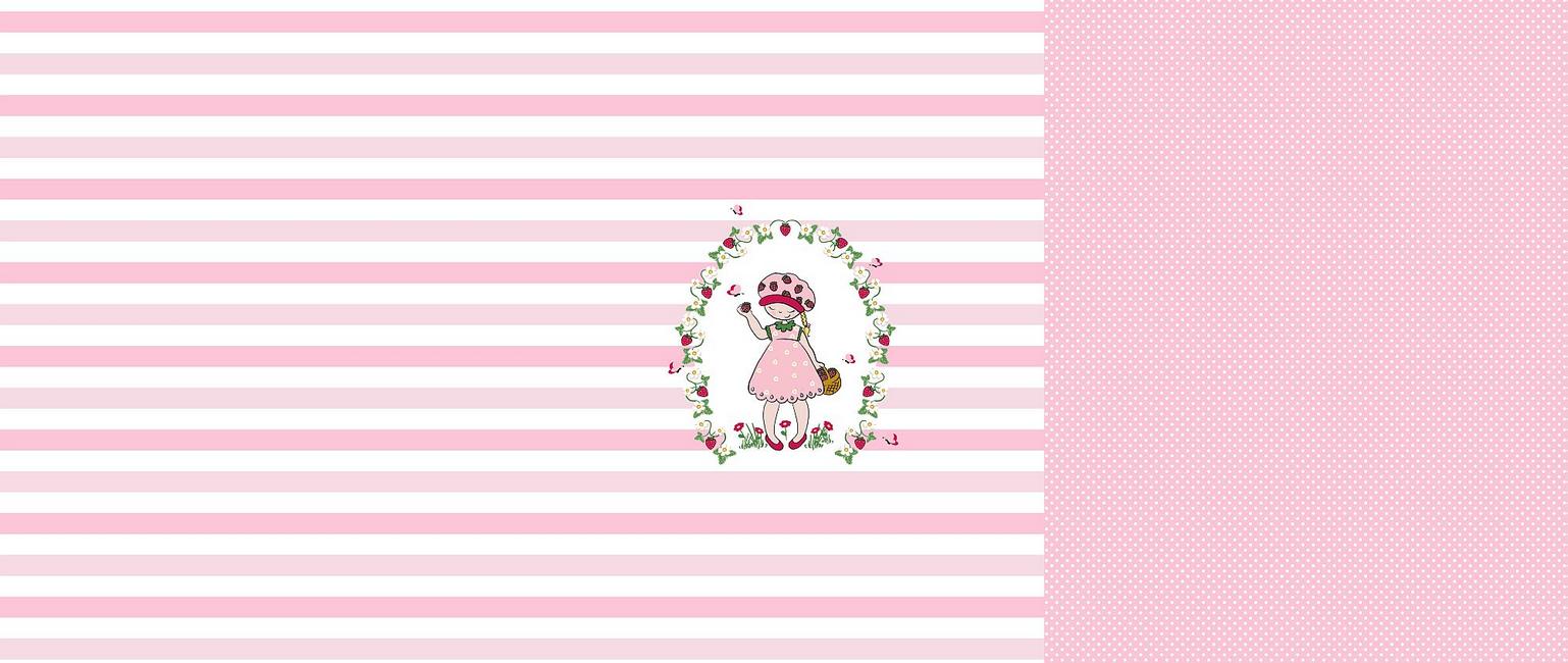Jersey Strawberry Romance rosa