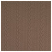 Zopf Jacquard/ Jersey taupe