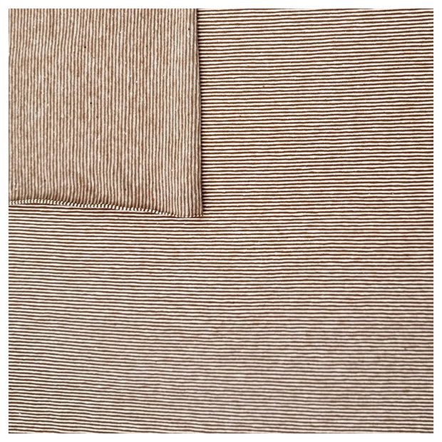Jersey Streifen schmal caramel