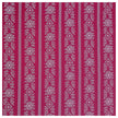 Baumwolle gestreift mit Blumen beere