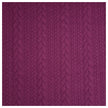 Zopf Jacquard/ Jersey dunkelviolett