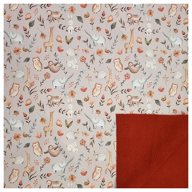 Softshell Wildtiere beige