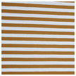 Jersey Streifen ocker und weiß 10mm