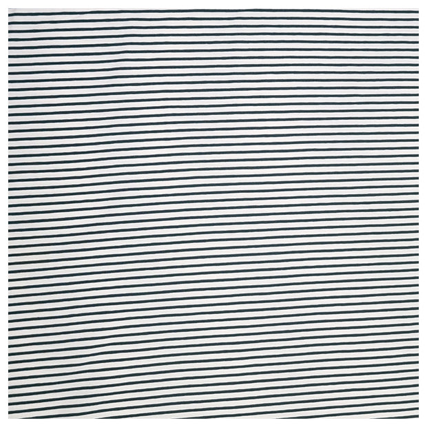 Jersey Streifen altgrün und weiß