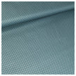 Baumwolle mini Tupfen petrol und weiß 2mm