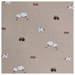 Jersey Bauernhof beige