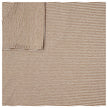 Jersey Streifen Karamell und weiß 2mm