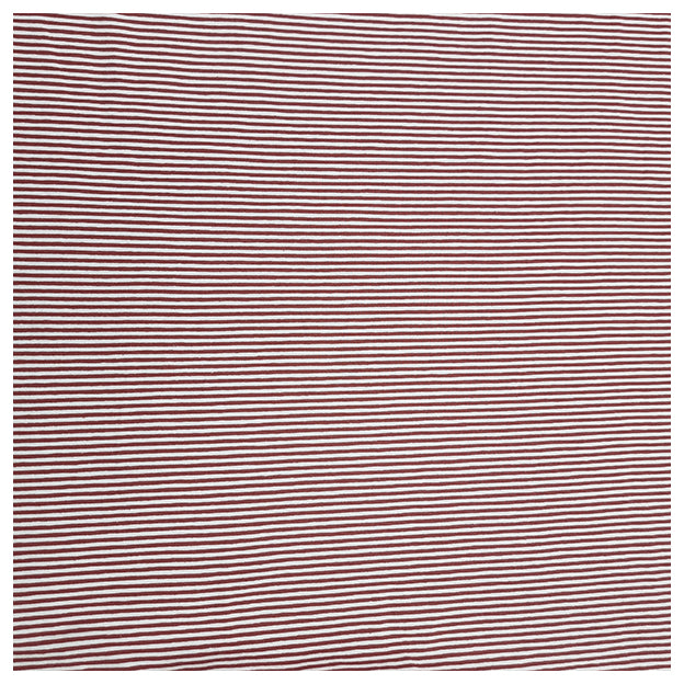 Jersey Streifen terra und weiß 2mm