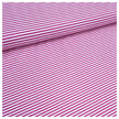 Jersey Streifen fuchsia und weiß