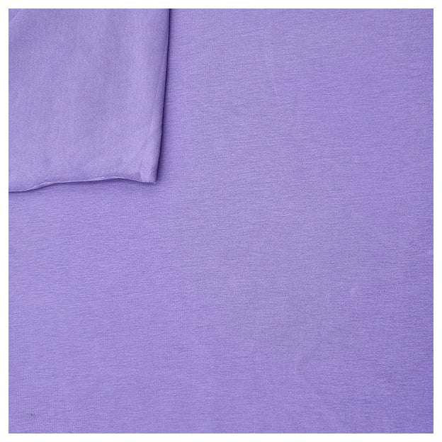 Baumwolljersey uni lila rose