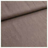 Leinen uni taupe