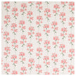 Jersey rosa Blumen auf weiß Digital