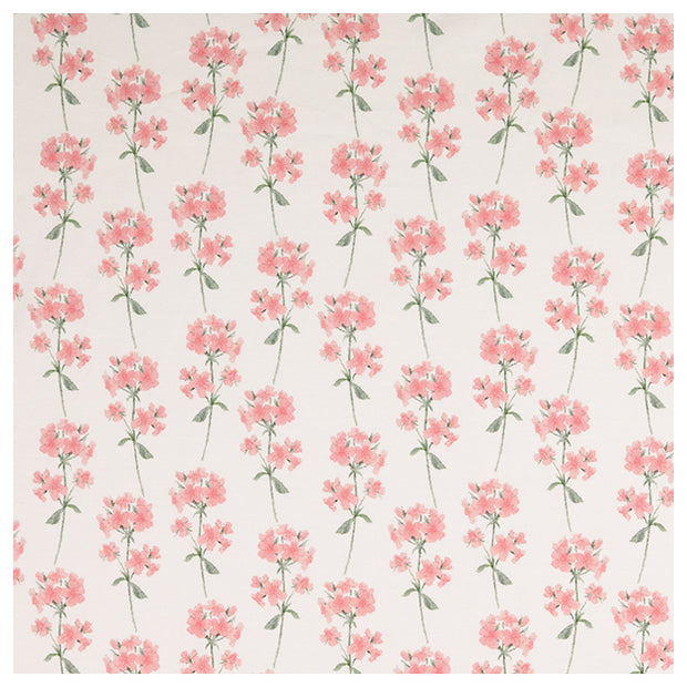 Jersey rosa Blumen auf weiß Digital