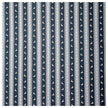 Baumwolle gestreift mit Hirschen blau