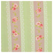 Baumwolle Tracht Rosen/Streifen mint