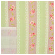 Baumwolle Tracht Rosen/Streifen mint