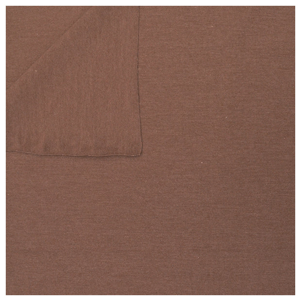 Baumwolljersey braun meliert