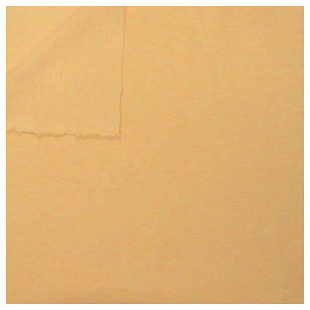 Interlock Jersey Uni gelb meliert Organic