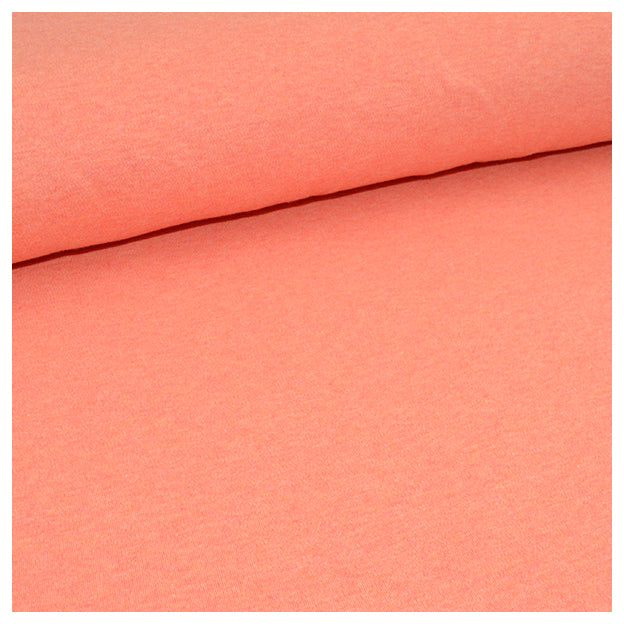Interlock Jersey Uni orange meliert Organic