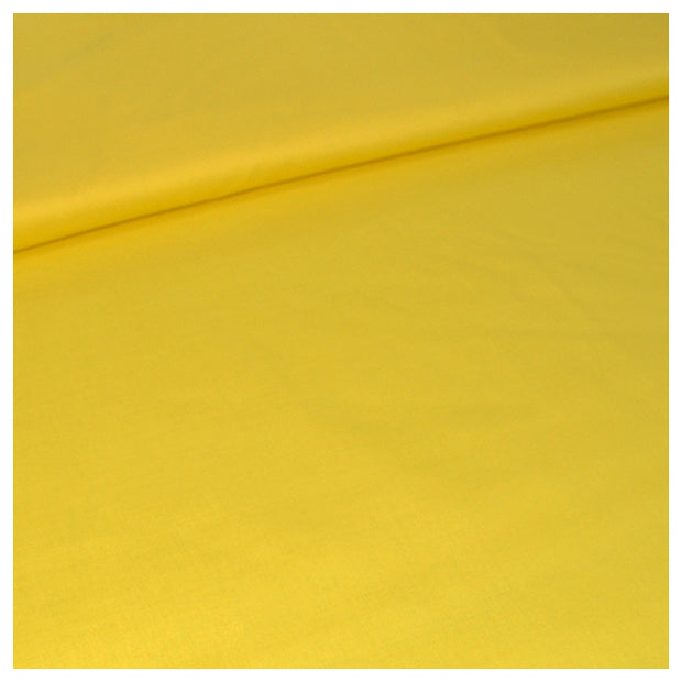 Baumwolle uni gelb