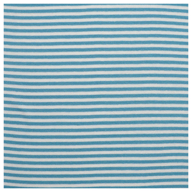 Bündchen Streifen blau/weiß
