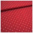 Baumwolle Streublümchen rot