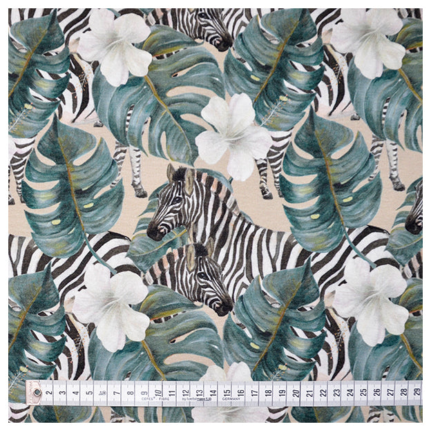 Viskose Jersey Zebra