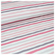 Jersey Streifen rosa/weiß wellig