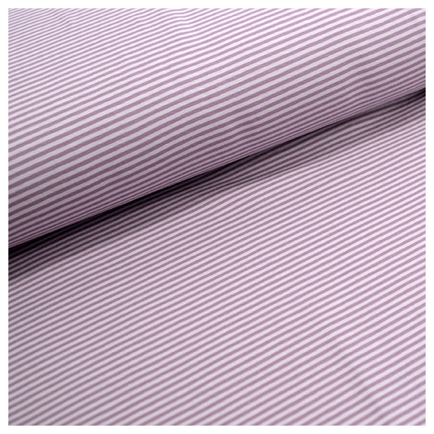 Jersey Streifen flieder und violett 2mm