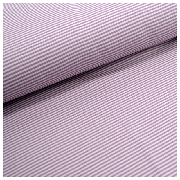 Jersey Streifen flieder und violett 2mm