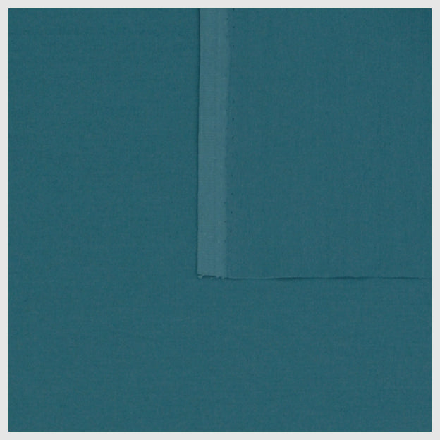 Baumwolle uni petrol