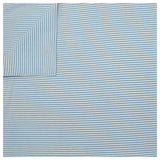 Jersey Streifen blau und weiß 2mm