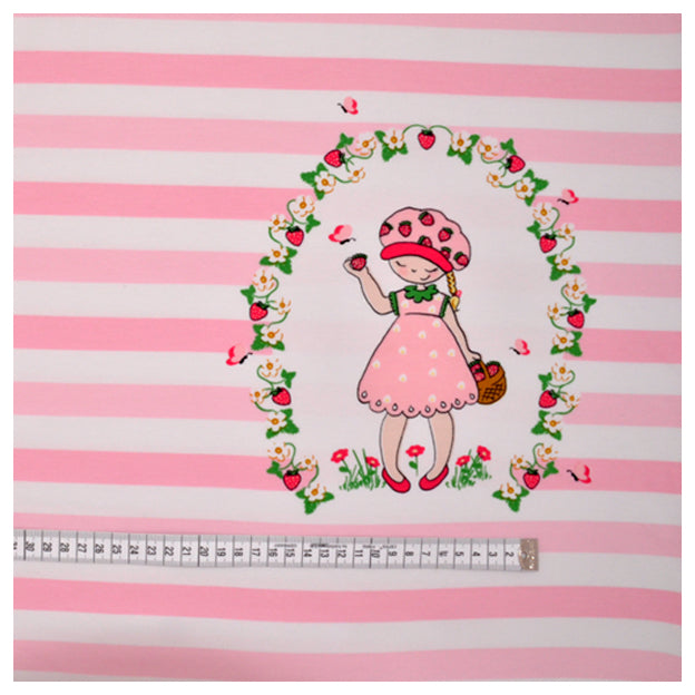 Jersey Strawberry Romance rosa