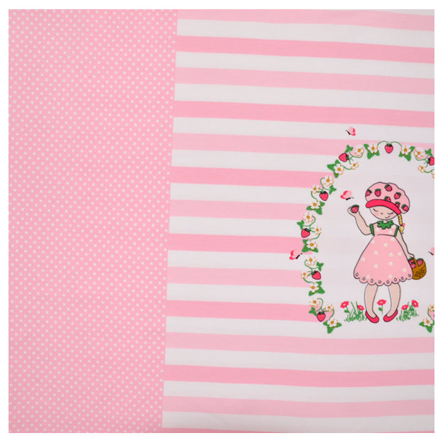 Jersey Strawberry Romance rosa