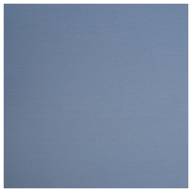 Baumwolljersey uni stahlblau