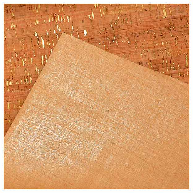 Korkstoff natur mit gold