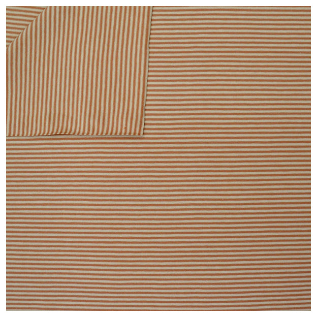 Jersey Streifen braun und hellbraun 2mm